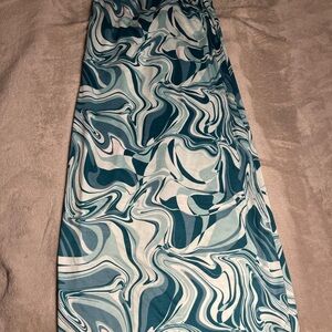 Swirl Pattern Maxi Skirt